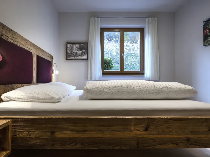 Ferienwohnung Dissertorihof Kaltern Merlot Bett
