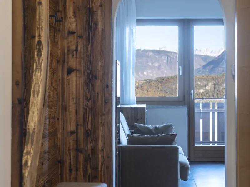 Ferienwohnung Dissertorihof Kaltern Merlot Eingangsbereich