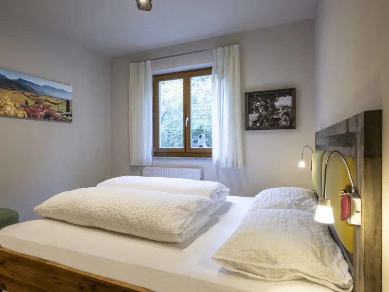 Ferienwohnung Dissertorihof Kaltern Sauvignon Schlafzimmer