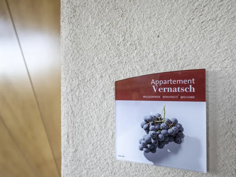 Ferienwohnung Dissertorihof Kaltern Vernatsch Eingang