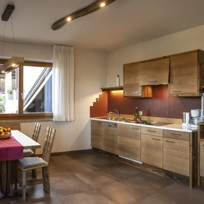 Ferienwohnung Dissertorihof Kaltern Merlot Wohnküche
