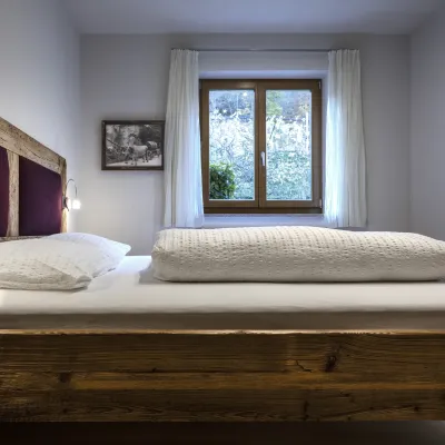 Ferienwohnung Dissertorihof Kaltern Merlot Bett