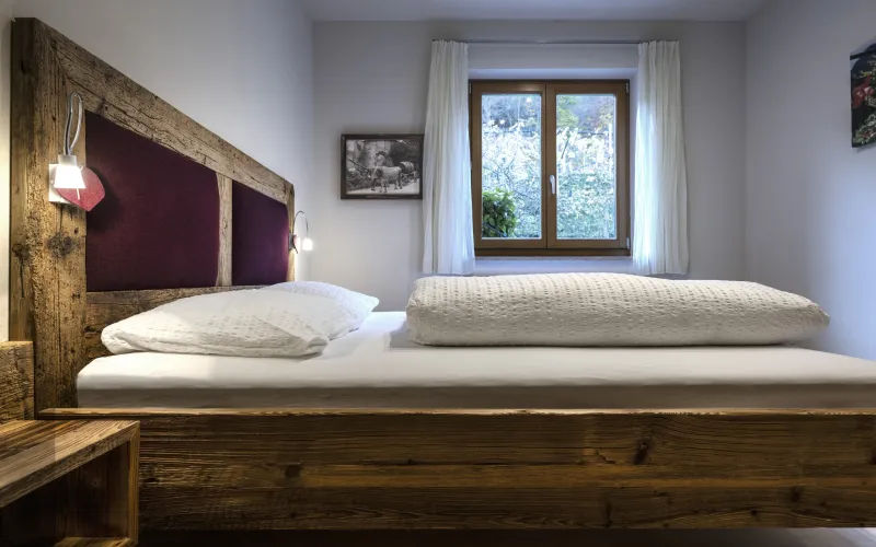 Ferienwohnung Dissertorihof Kaltern Merlot Bett