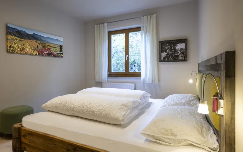 Ferienwohnung Dissertorihof Kaltern Sauvignon Schlafzimmer