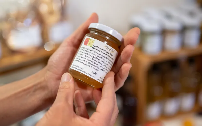 Selbstgemachte Marmelade am Dissertorihof in Kaltern