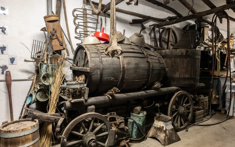 Alte Geräte und Gegenstände im Hofmuseum